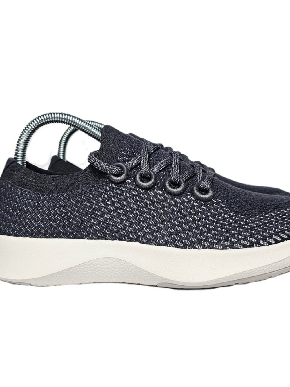 Allbirds Womens Tree Runners US 9 Navy Blue Knit Lace-Up Casual Running Shoes
